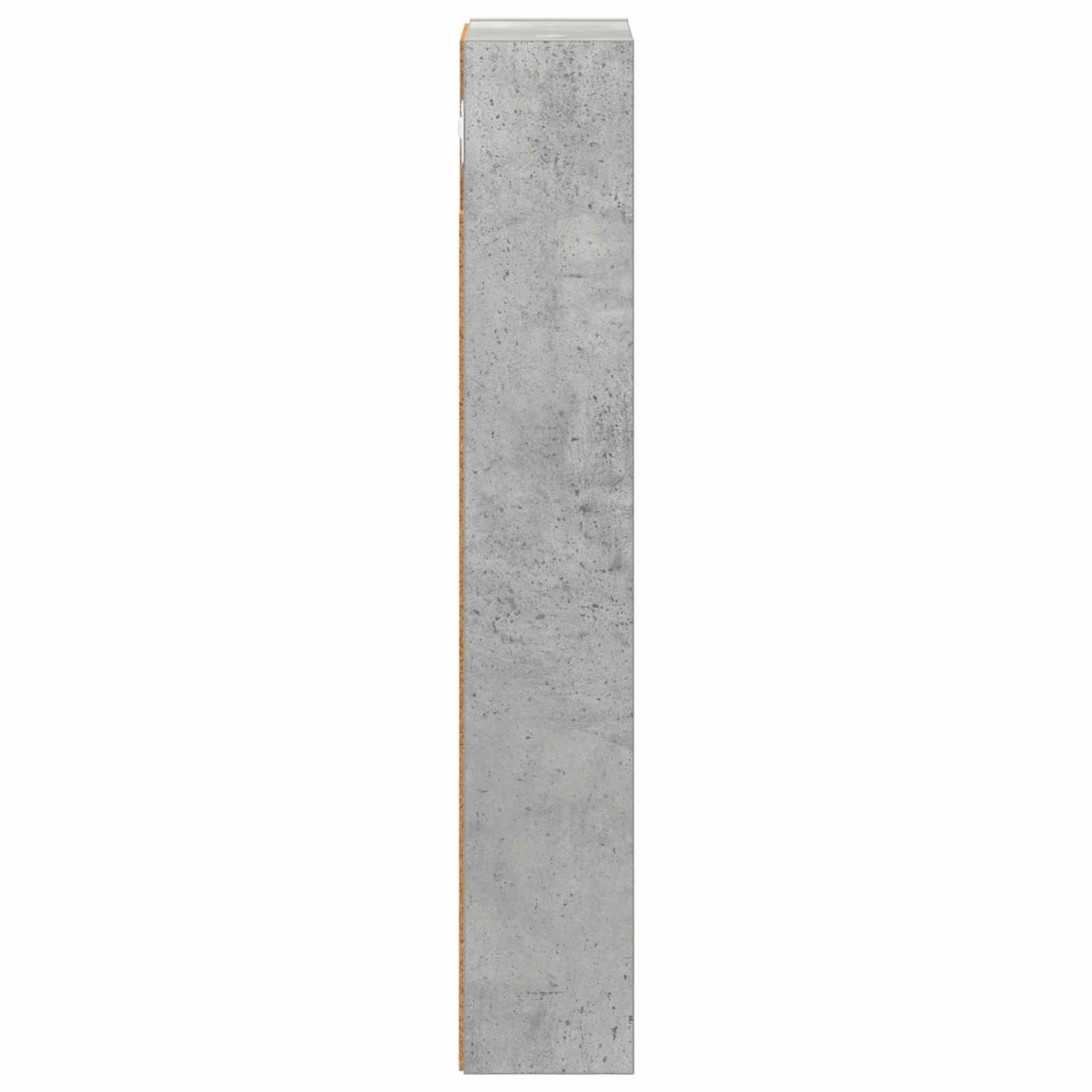 Badeværelsesvægskab BetonGrå 20 x 10 x 60,5 cm Konstrueret træ
