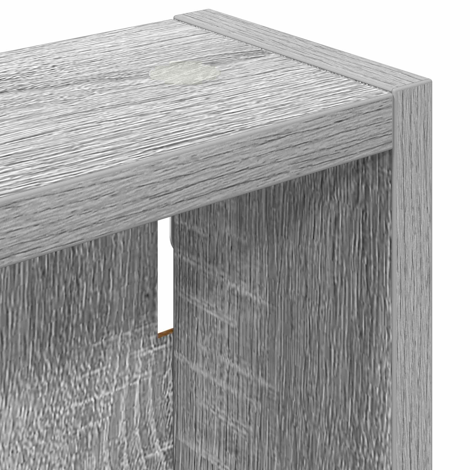 Badeværelsesvægskab med hylde Grå Sonoma 20 x 10 x 60,5 cm