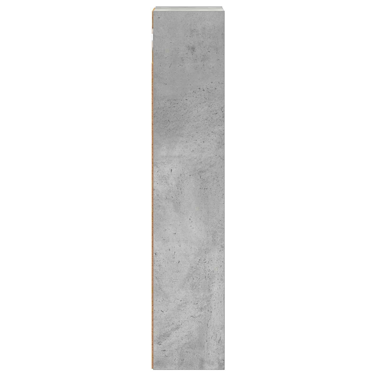 Badeværelsesvægskab BetonGrå 20 x 14 x 70 cm Konstrueret træ