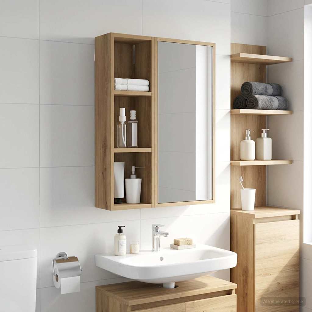 Badeværelsesvægskab Artisan eg 20 x 14 x 70 cm Konstrueret træ