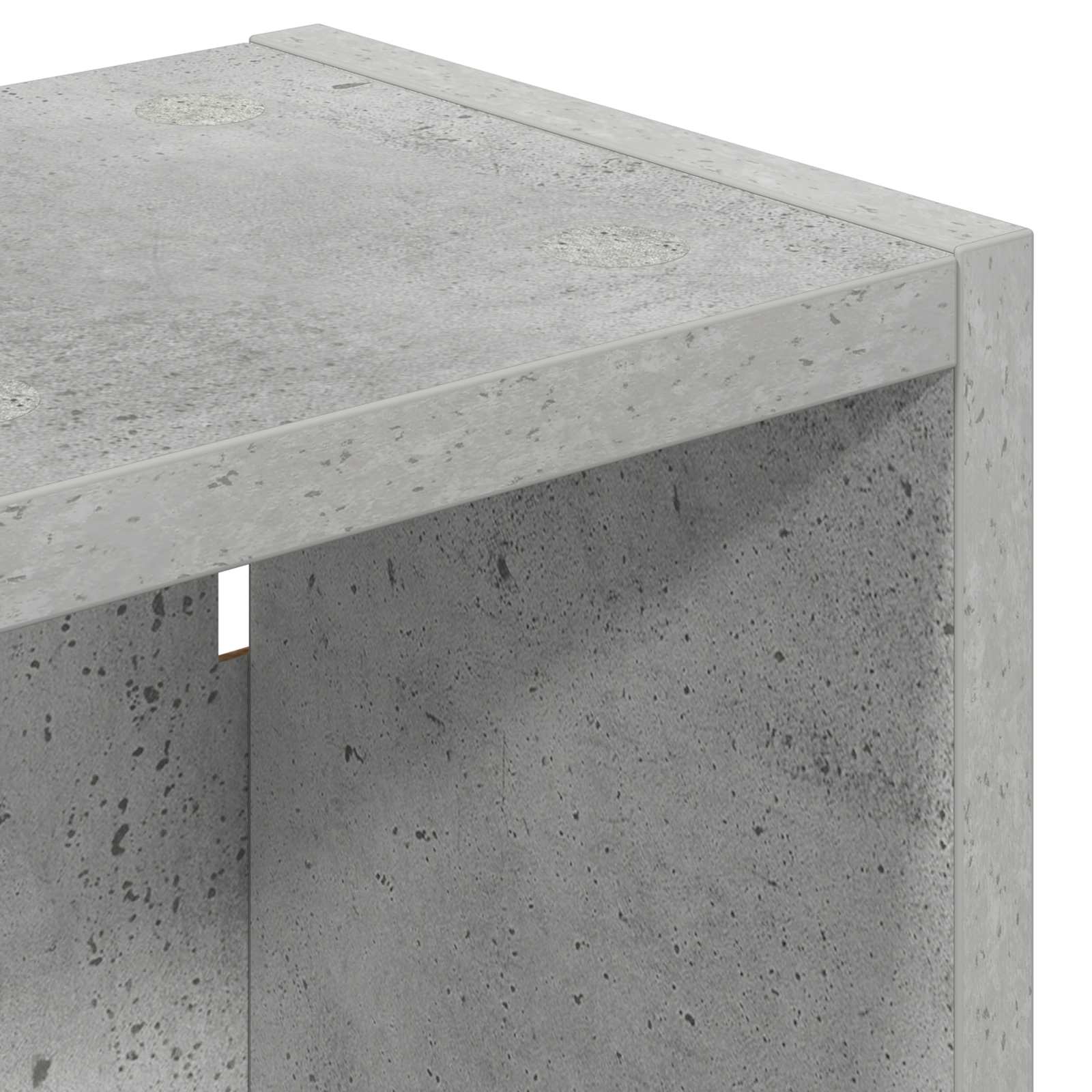 Badeværelsesvægskab BetonGrå 20 x 16 x 62,5 cm Konstrueret træ