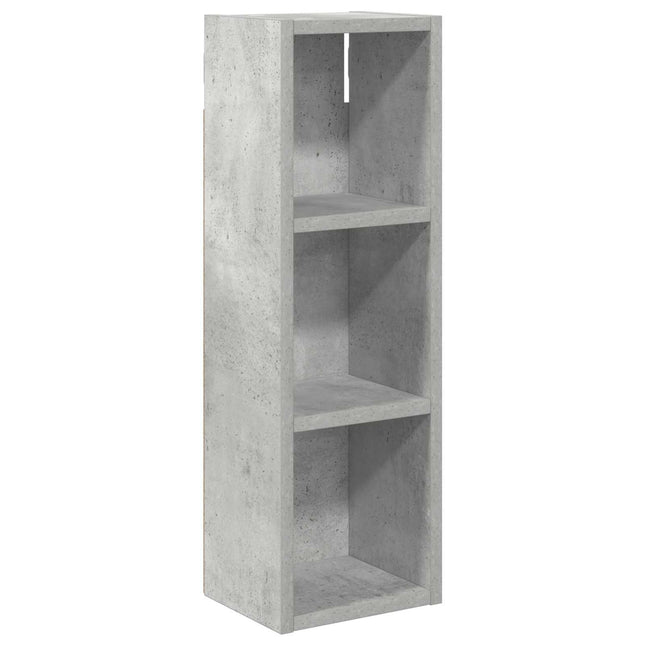 Badeværelsesvægskab BetonGrå 20 x 16 x 62,5 cm Konstrueret træ