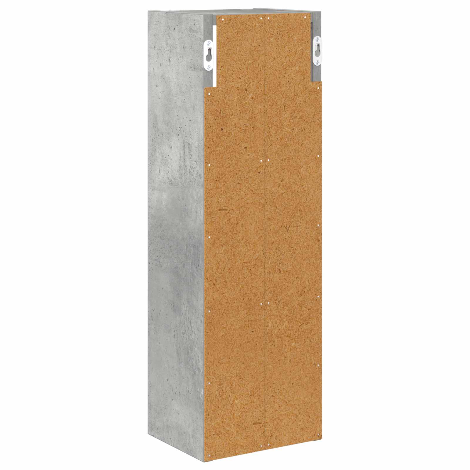 Badeværelsesvægskab BetonGrå 20 x 16 x 62,5 cm Konstrueret træ