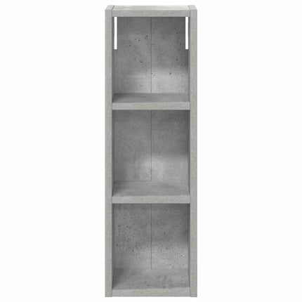 Badeværelsesvægskab BetonGrå 20 x 16 x 62,5 cm Konstrueret træ