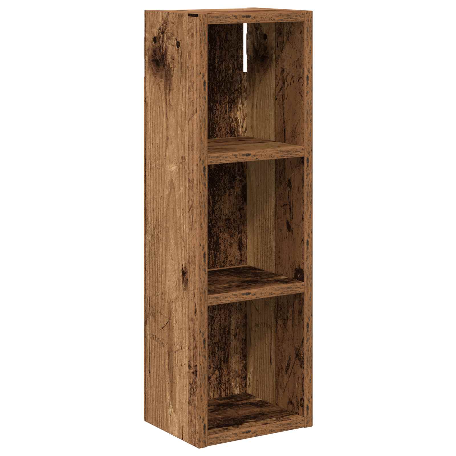 Badeværelsesvægskab med hylde Gammelt træ 20 x 16 x 62,5 cm