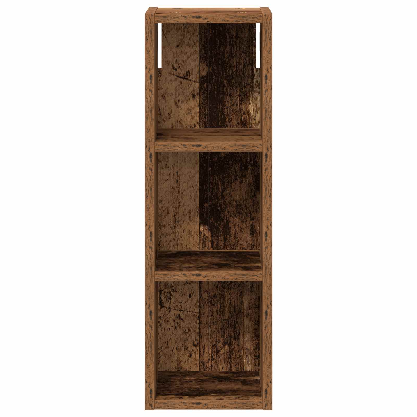 Badeværelsesvægskab med hylde Gammelt træ 20 x 16 x 62,5 cm