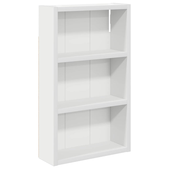 Badeværelsesvægskab Hvid 30 x 10 x 50 cm Konstrueret træ