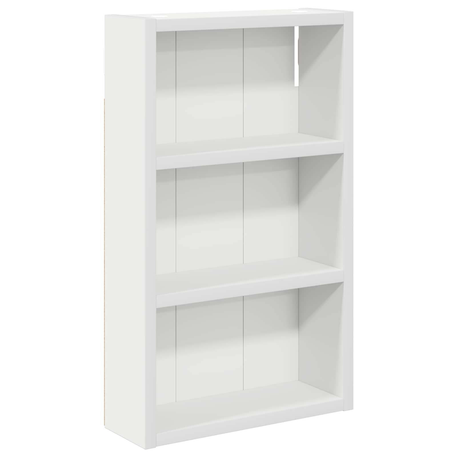 Badeværelsesvægskab Hvid 30 x 10 x 50 cm Konstrueret træ