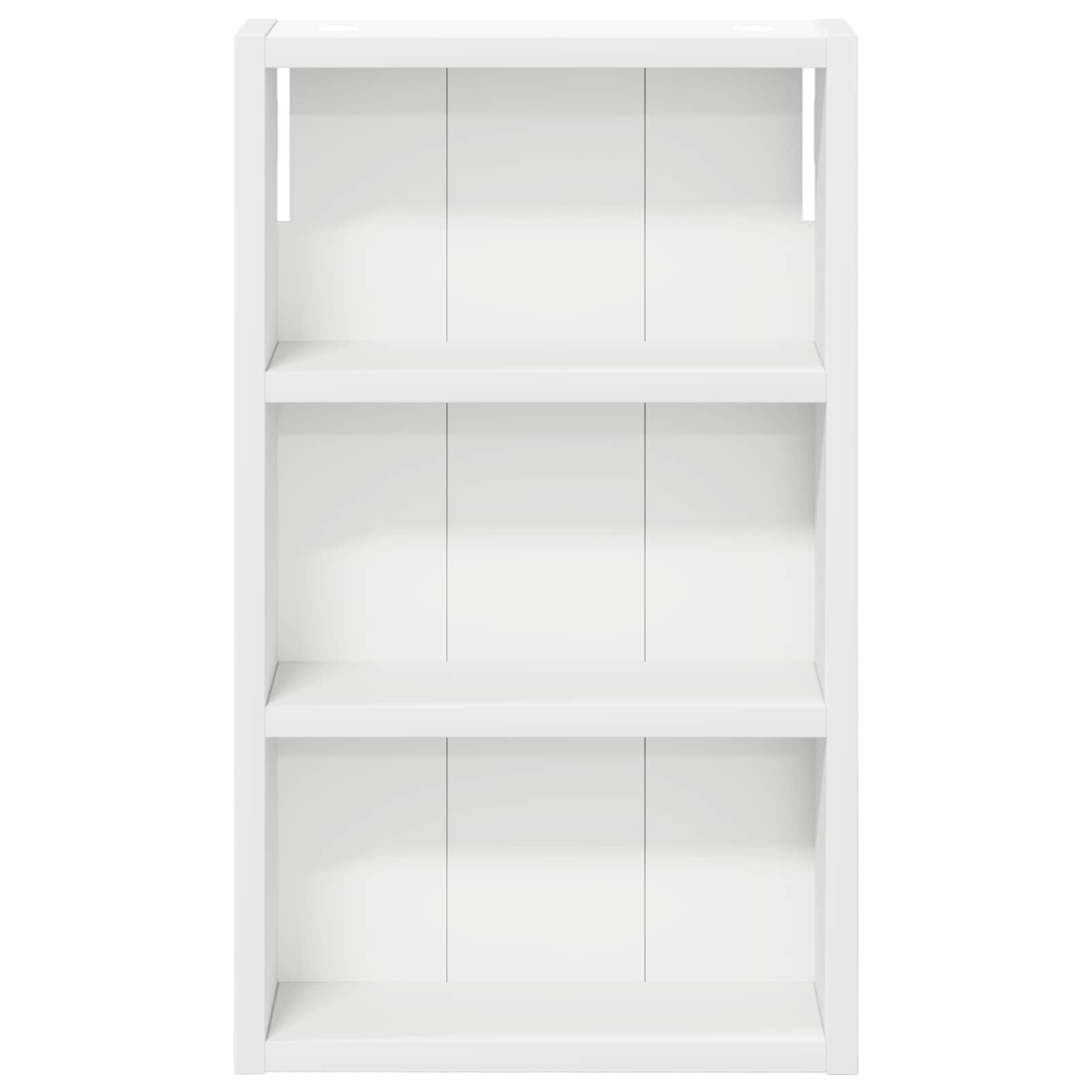 Badeværelsesvægskab Hvid 30 x 10 x 50 cm Konstrueret træ