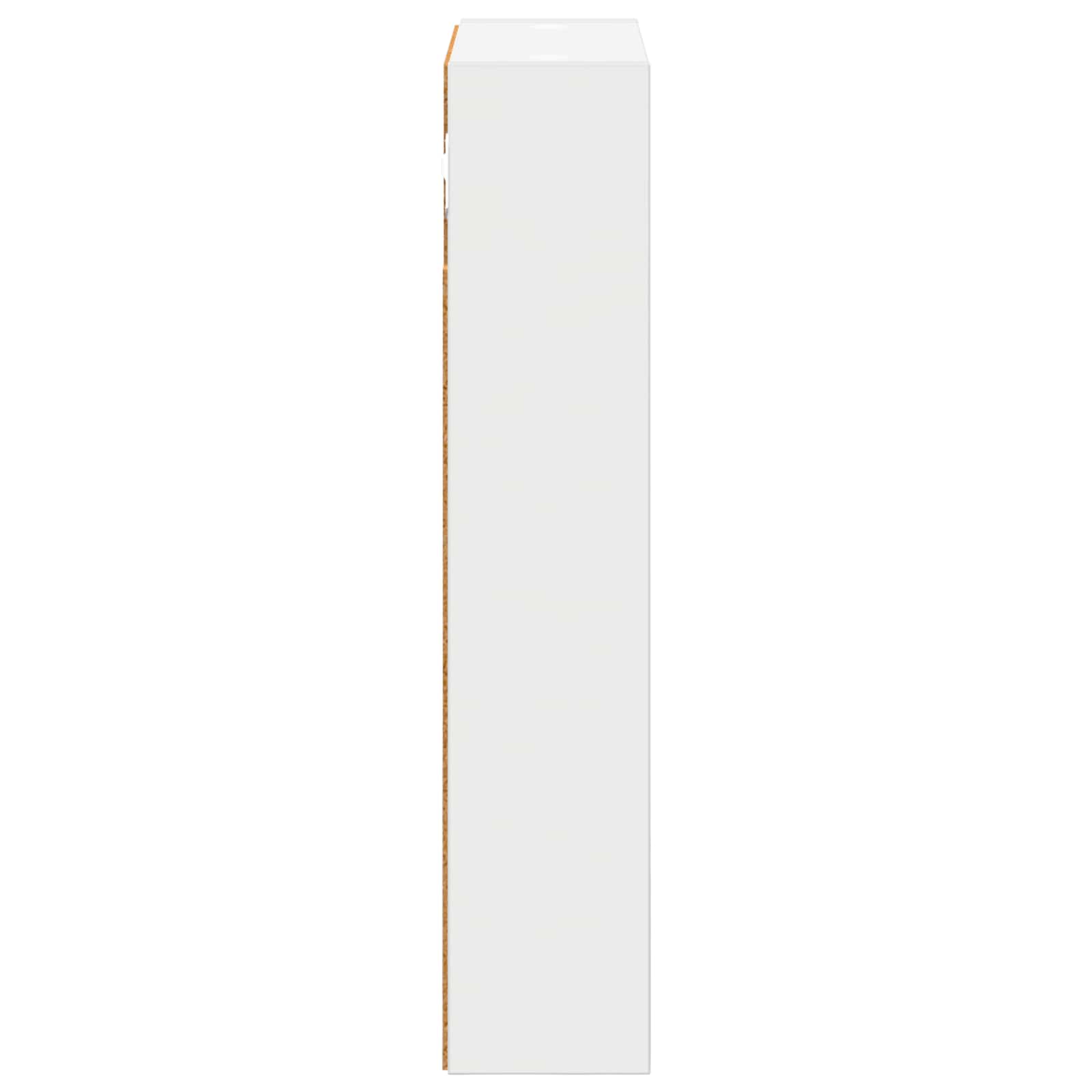 Badeværelsesvægskab Hvid 30 x 10 x 50 cm Konstrueret træ