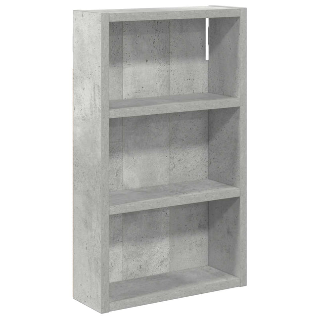 Badeværelsesvægskab BetonGrå 30 x 10 x 50 cm Konstrueret træ