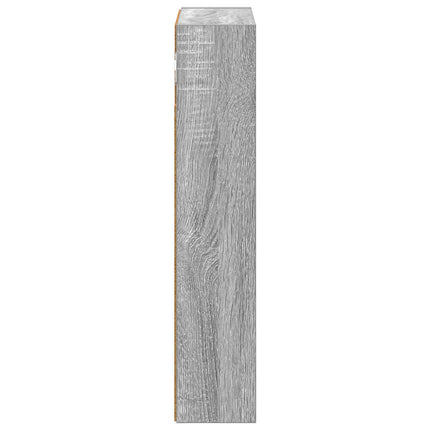 Badeværelsesvægskab Grå Sonoma 30 x 10 x 50 cm Konstrueret træ
