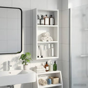 Badeværelsesvægskab Hvid 30 x 10 x 60,5 cm Konstrueret træ