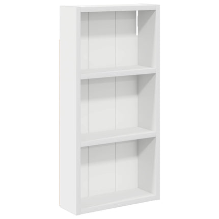 Badeværelsesvægskab Hvid 30 x 10 x 60,5 cm Konstrueret træ