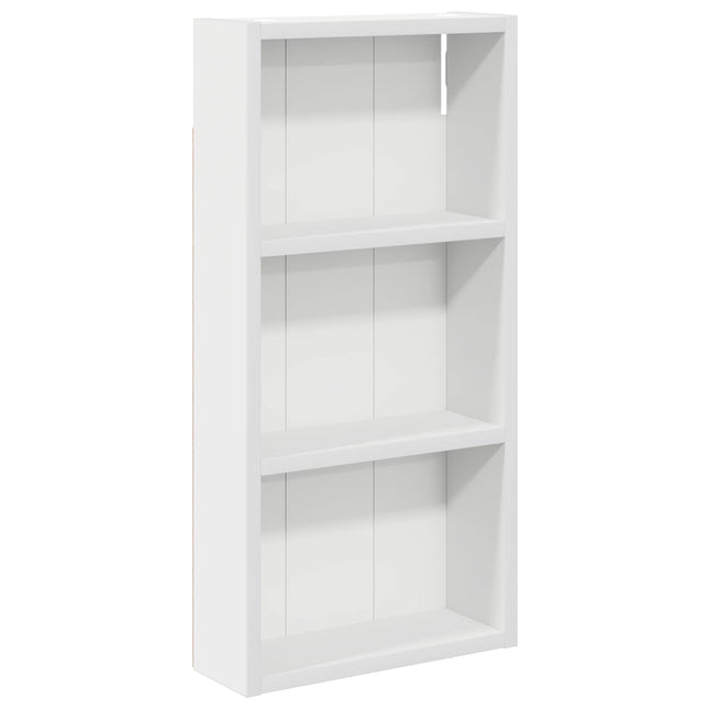 Badeværelsesvægskab Hvid 30 x 10 x 60,5 cm Konstrueret træ