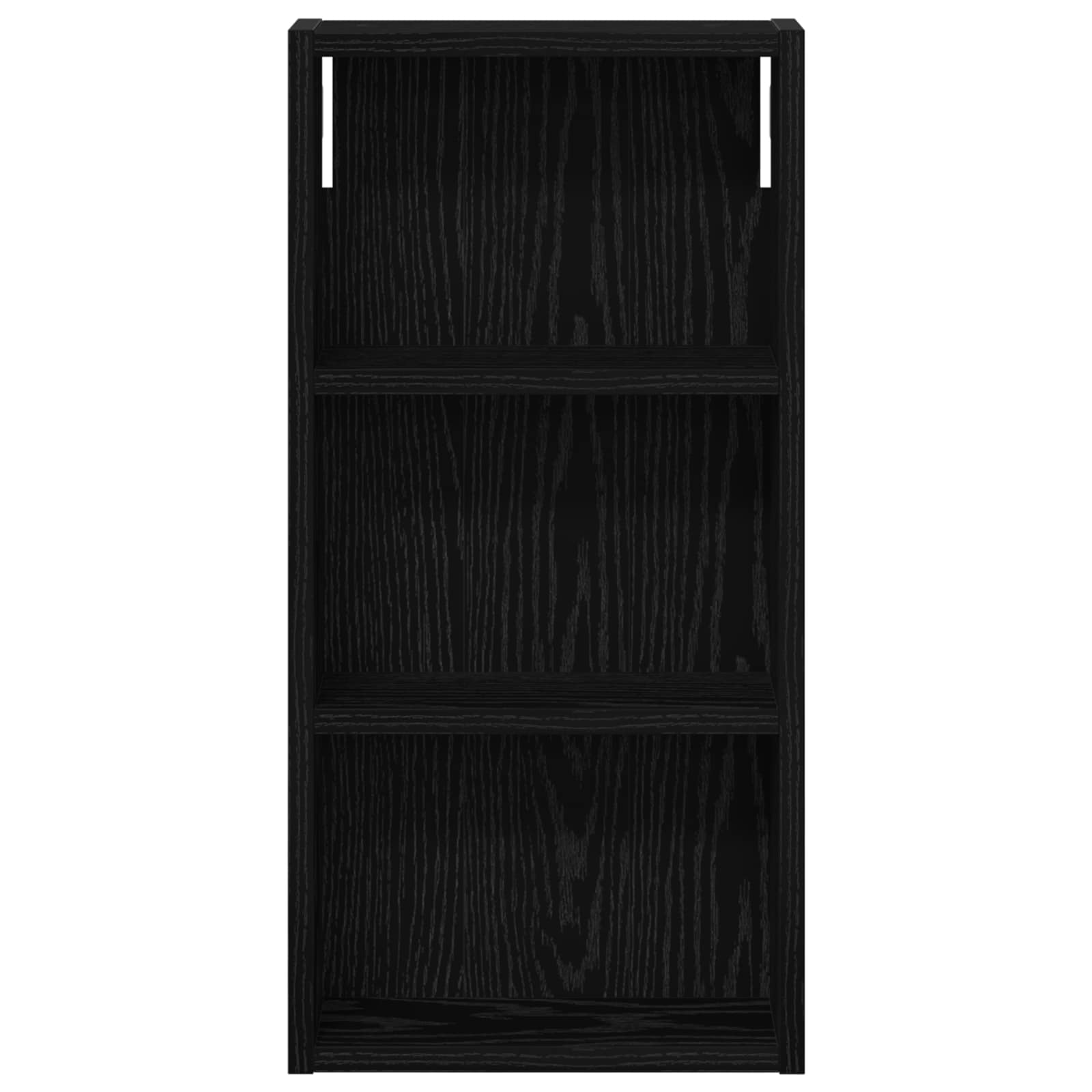 Badeværelsesvægskab Sort Eg 30 x 10 x 60,5 cm Konstrueret træ