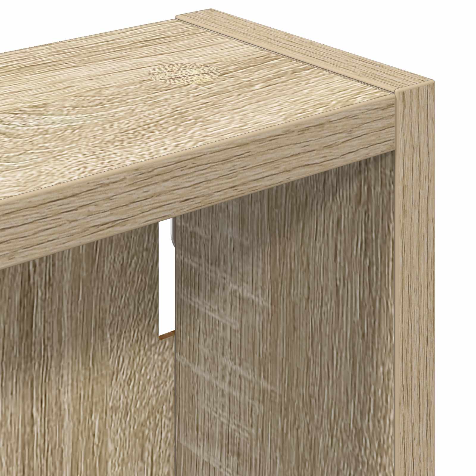 Badeværelsesvægskab Sonoma eg 30 x 10 x 60,5 cm Konstrueret træ