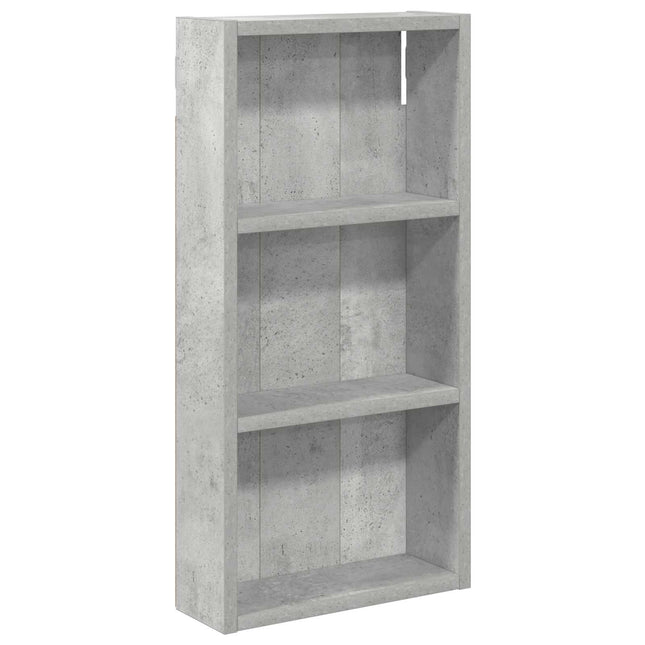 Badeværelsesvægskab BetonGrå 30 x 10 x 60,5 cm Konstrueret træ