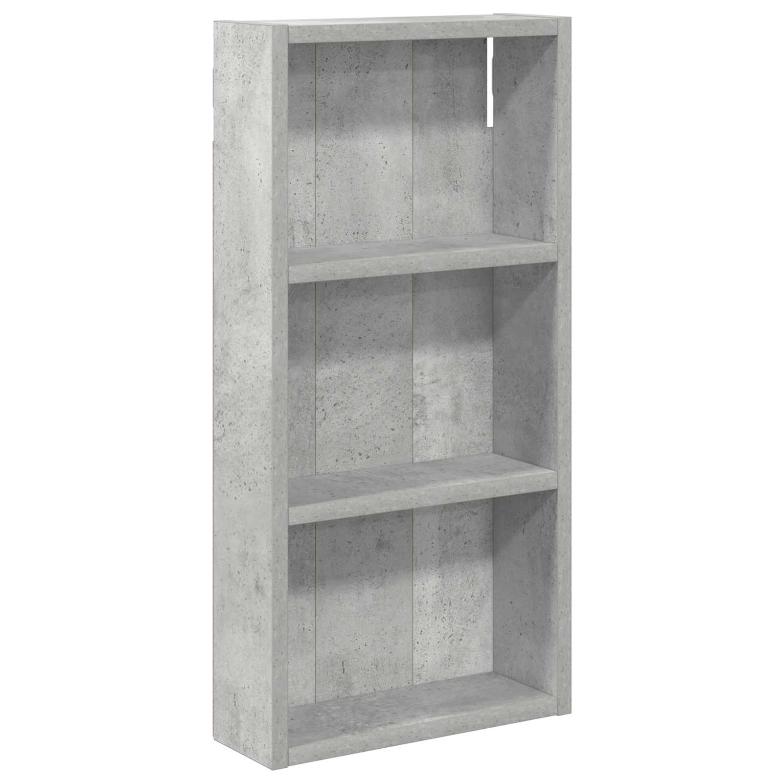 Badeværelsesvægskab BetonGrå 30 x 10 x 60,5 cm Konstrueret træ