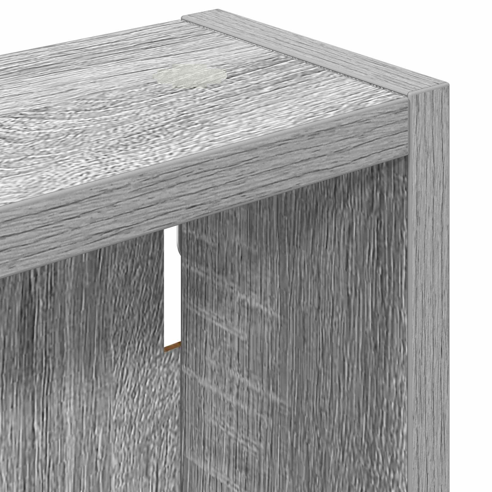 Badeværelsesvægskab med hylde Grå Sonoma 30 x 10 x 60,5 cm