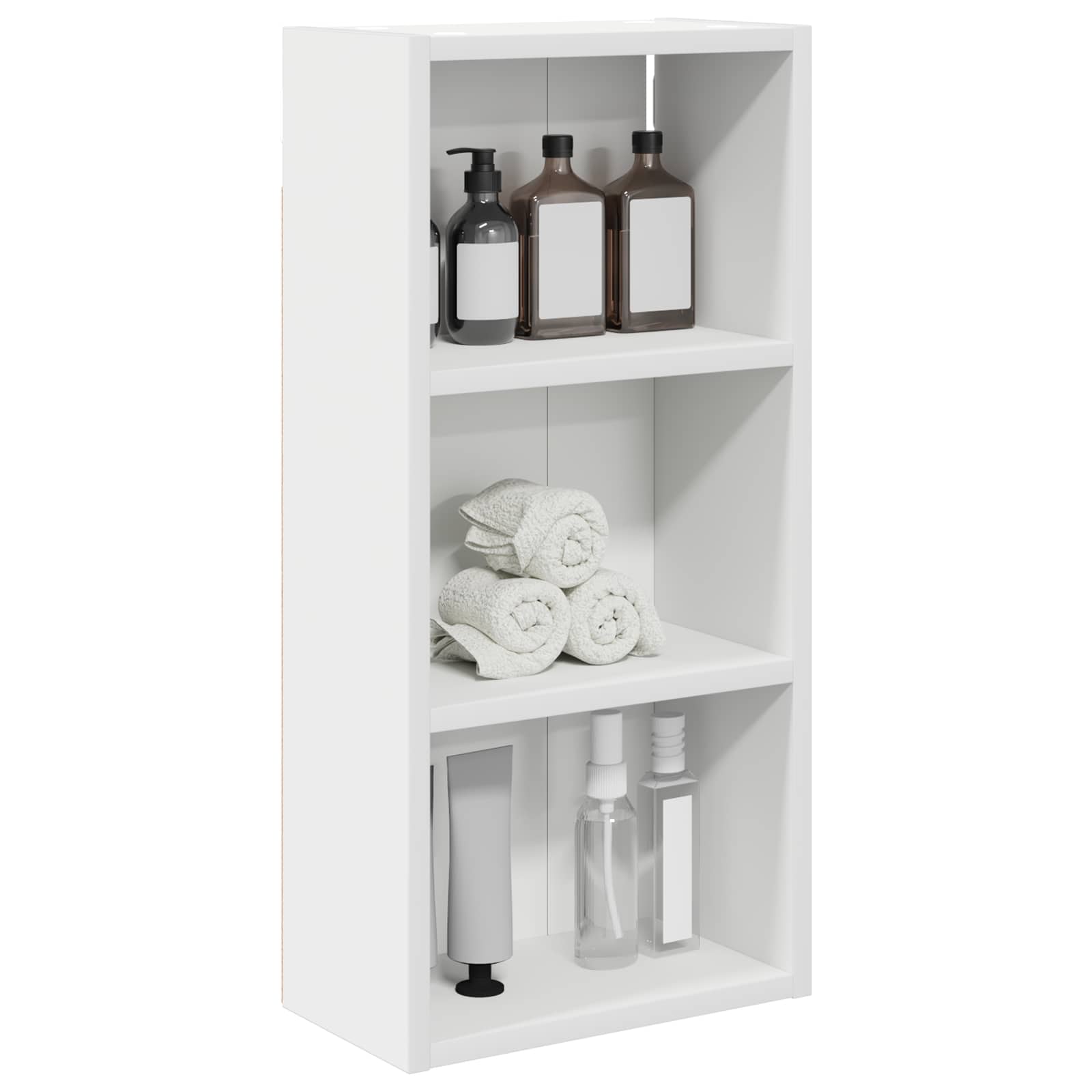 Badeværelsesvægskab Hvid 30 x 16 x 62,5 cm Konstrueret træ