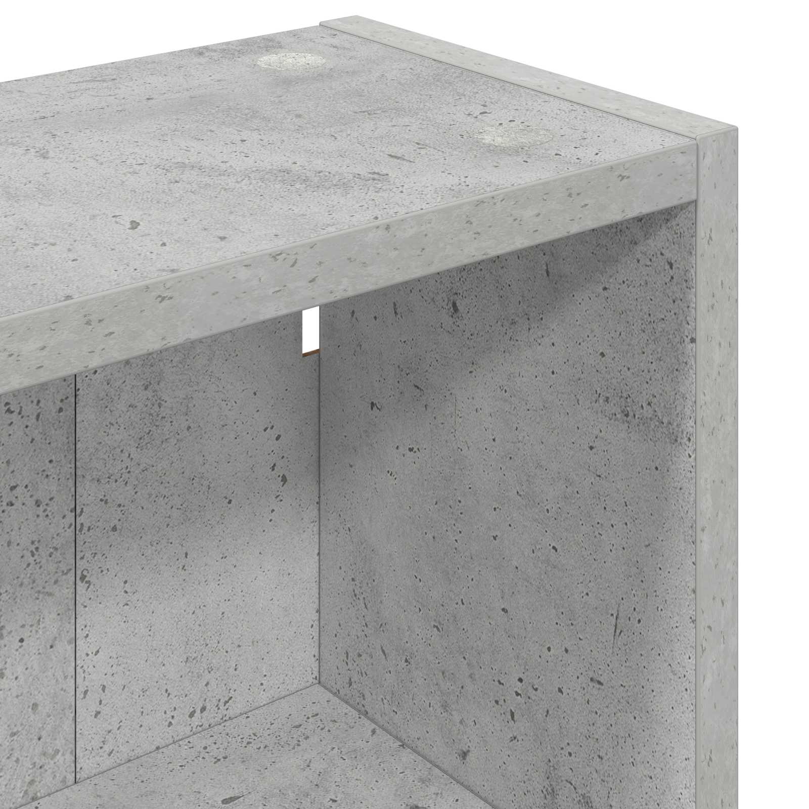 Badeværelsesvægskab BetonGrå 30 x 16 x 62,5 cm Konstrueret træ