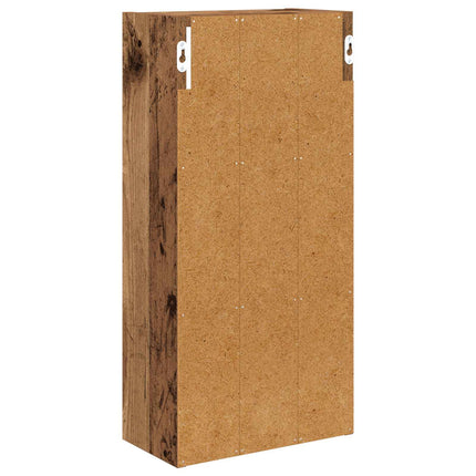 Badeværelsesvægskab Gammelt træ 30 x 16 x 62,5 cm