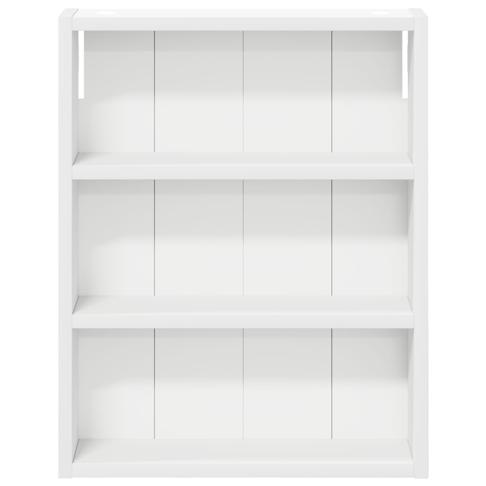 Badeværelsesvægskab Hvid 40 x 10 x 50 cm Konstrueret træ