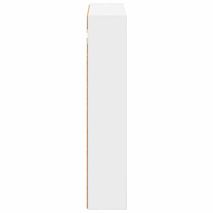 Badeværelsesvægskab Hvid 40 x 10 x 50 cm Konstrueret træ