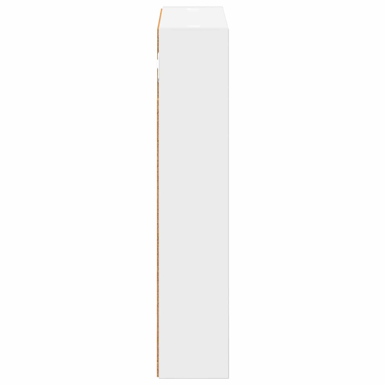 Badeværelsesvægskab Hvid 40 x 10 x 50 cm Konstrueret træ
