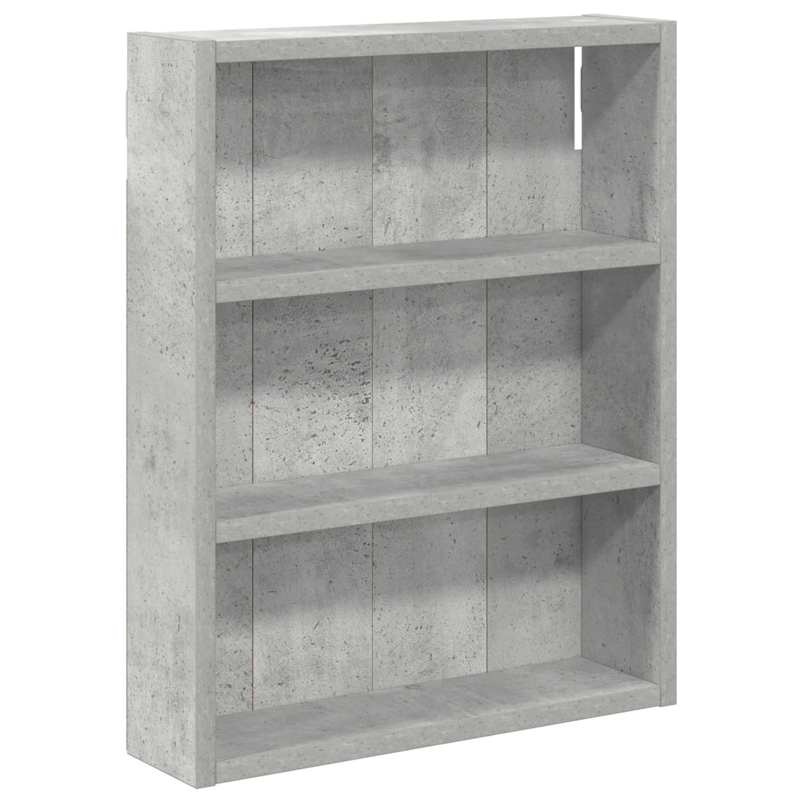 Badeværelsesvægskab BetonGrå 40 x 10 x 50 cm Konstrueret træ