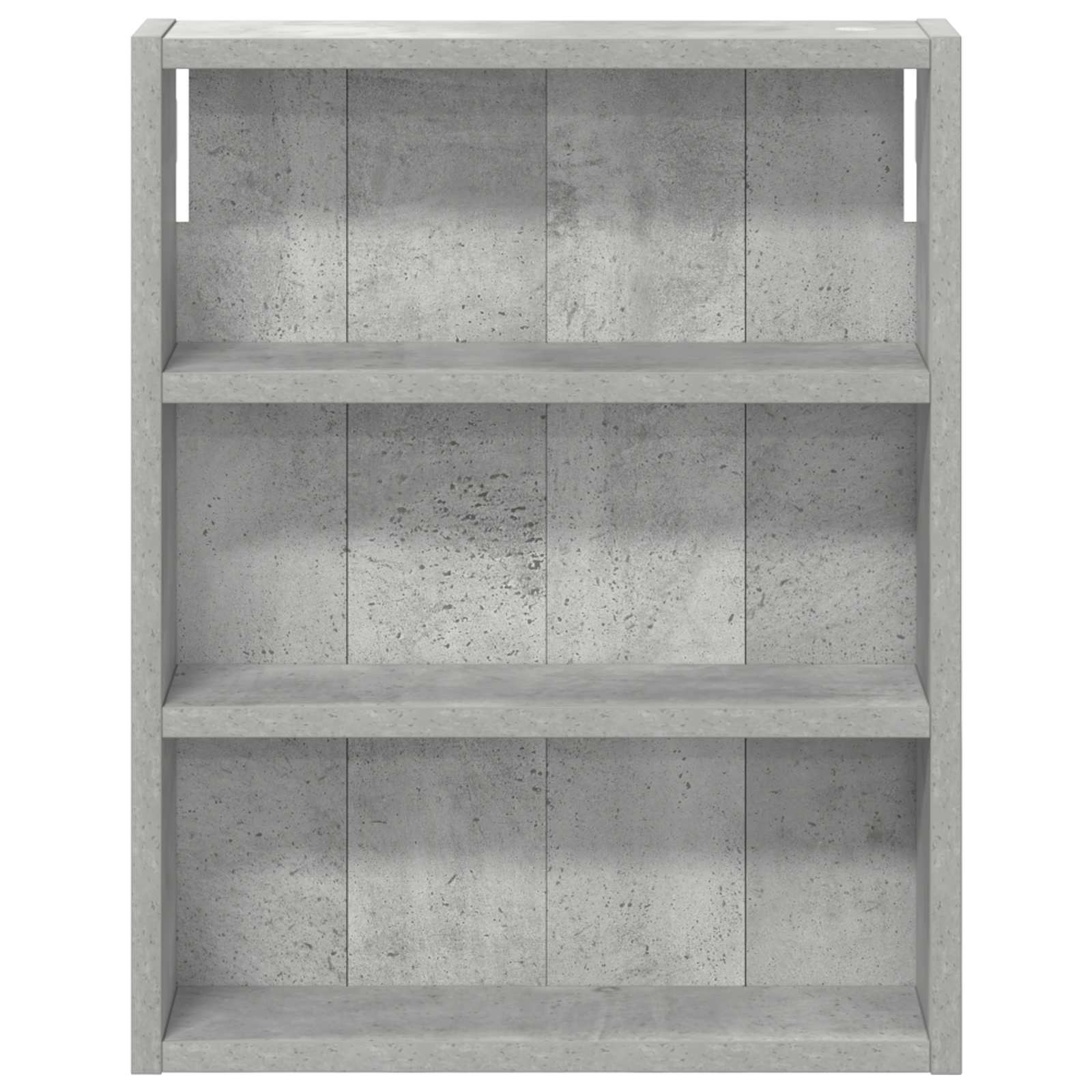 Badeværelsesvægskab BetonGrå 40 x 10 x 50 cm Konstrueret træ