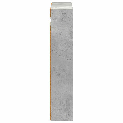 Badeværelsesvægskab BetonGrå 40 x 10 x 50 cm Konstrueret træ