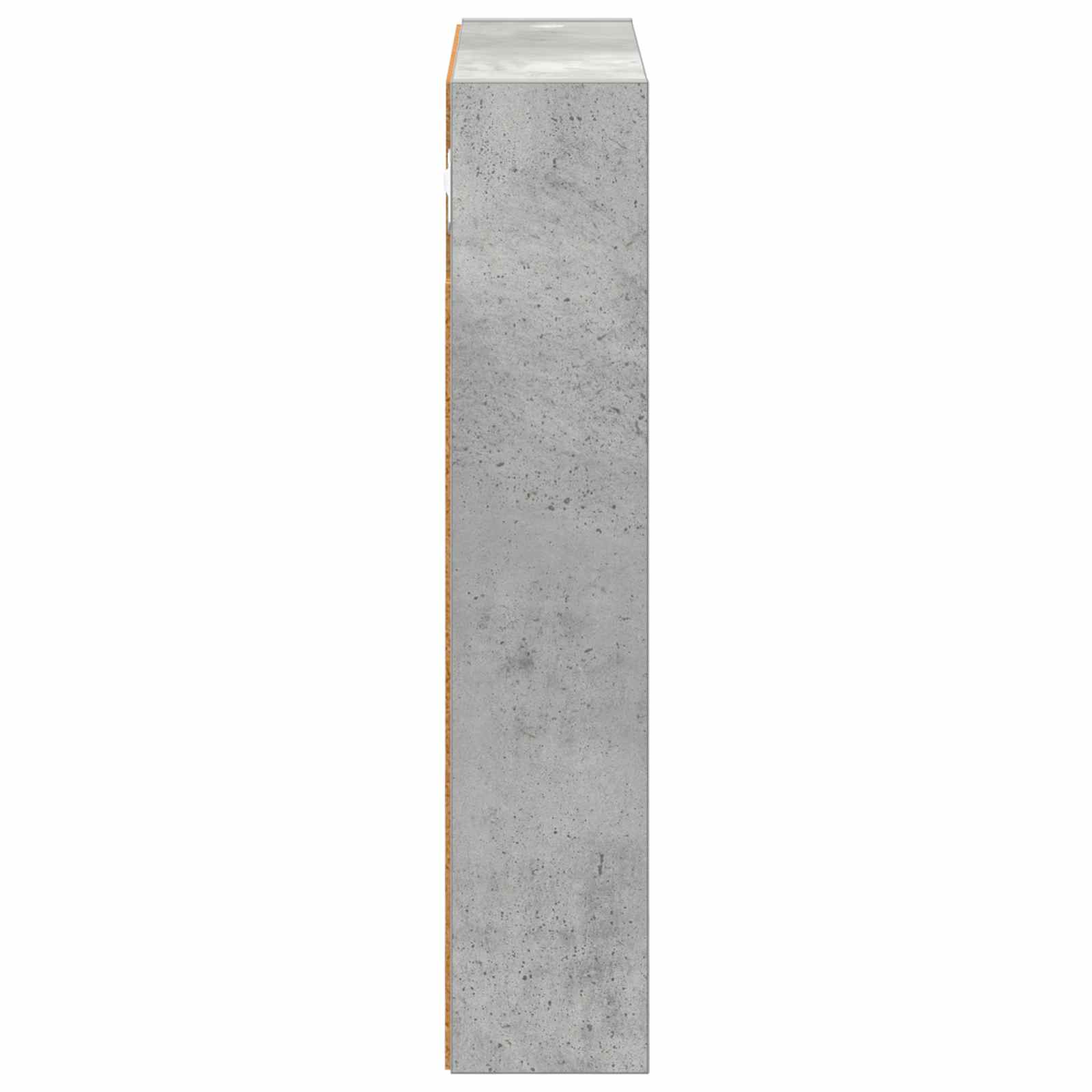Badeværelsesvægskab BetonGrå 40 x 10 x 50 cm Konstrueret træ
