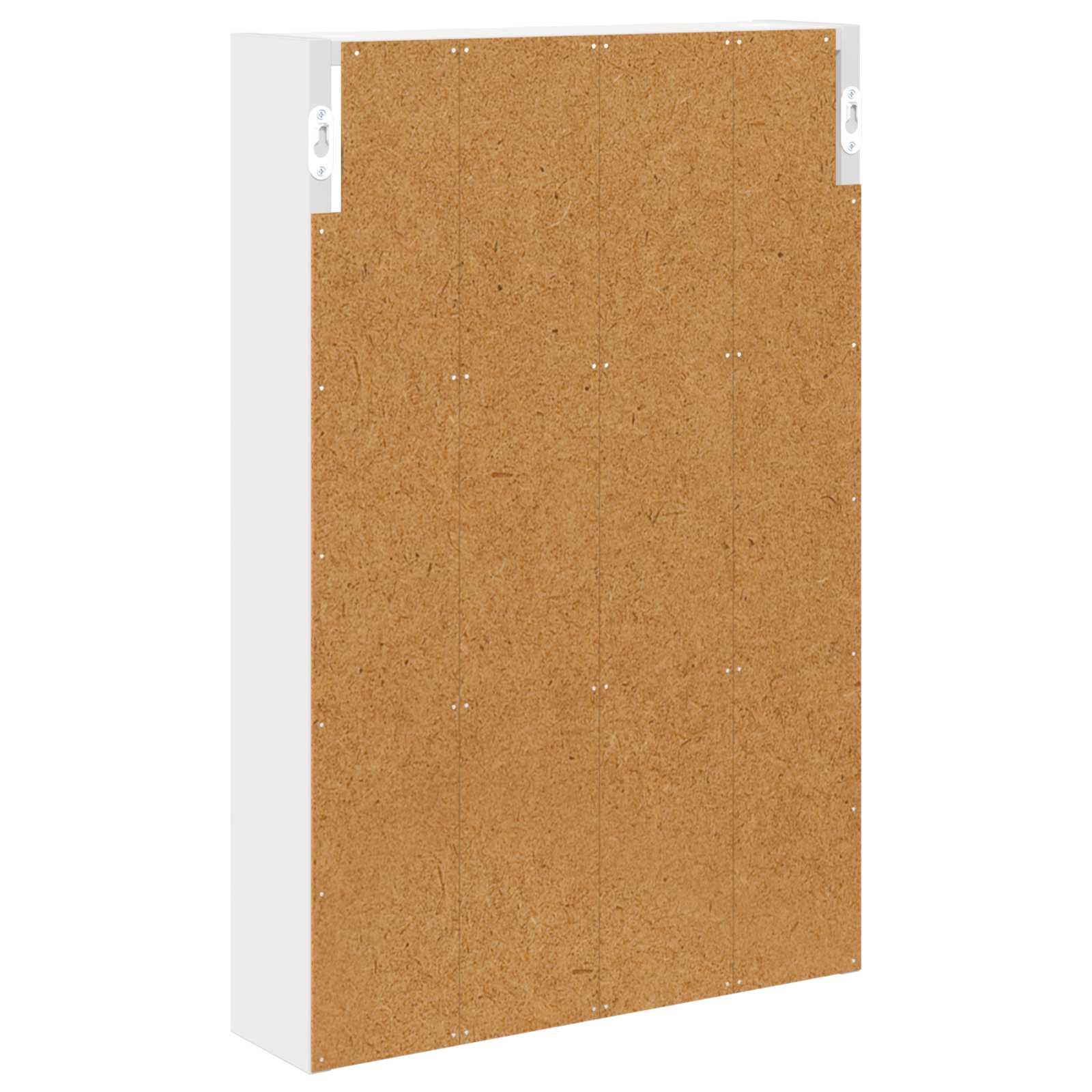 Badeværelsesvægskab Hvid 40 x 10 x 60,5 cm Konstrueret træ