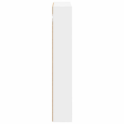 Badeværelsesvægskab Hvid 40 x 10 x 60,5 cm Konstrueret træ