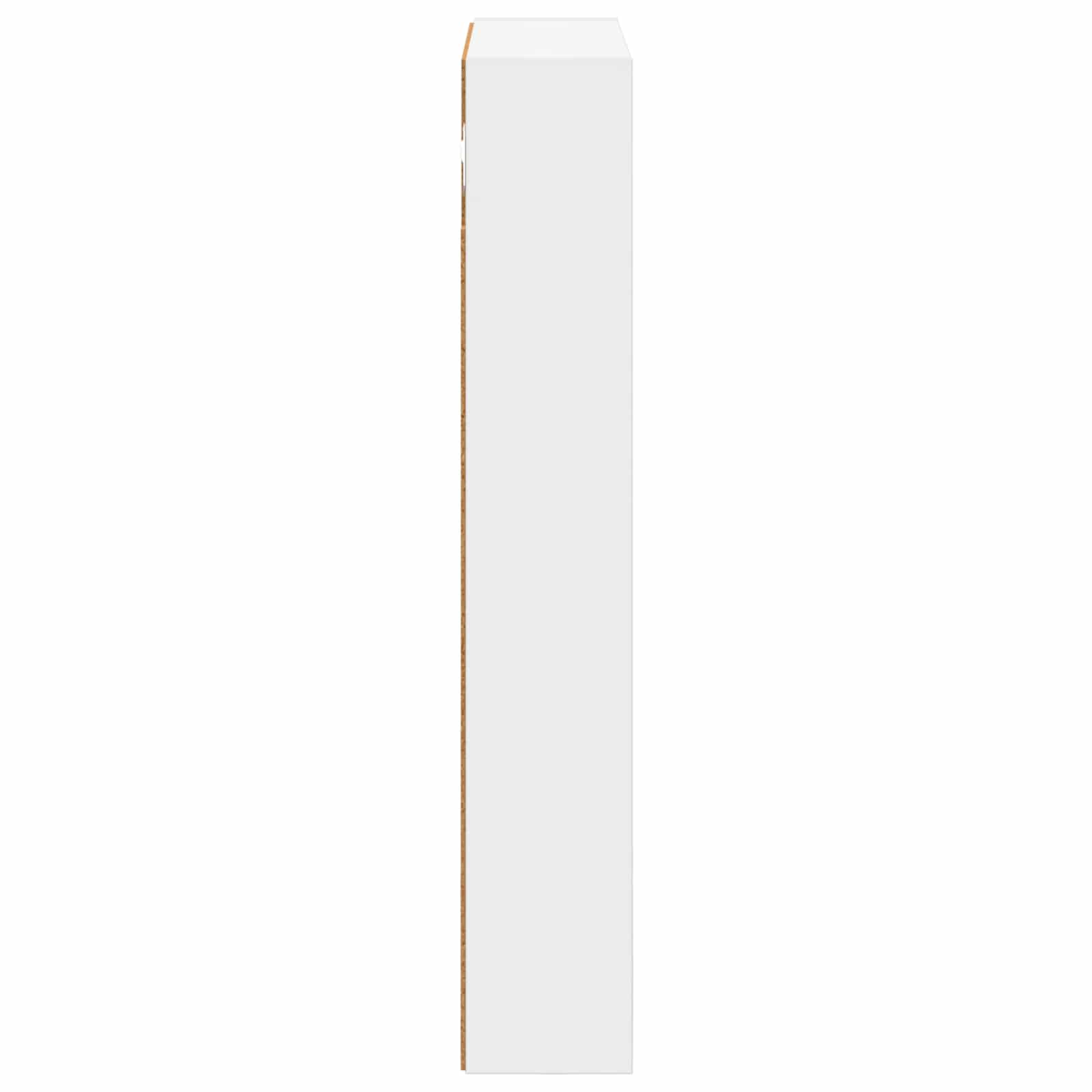 Badeværelsesvægskab Hvid 40 x 10 x 60,5 cm Konstrueret træ