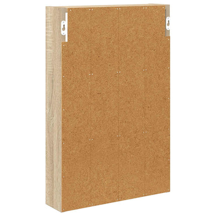 Badeværelsesvægskab Sonoma eg 40 x 10 x 60,5 cm Konstrueret træ