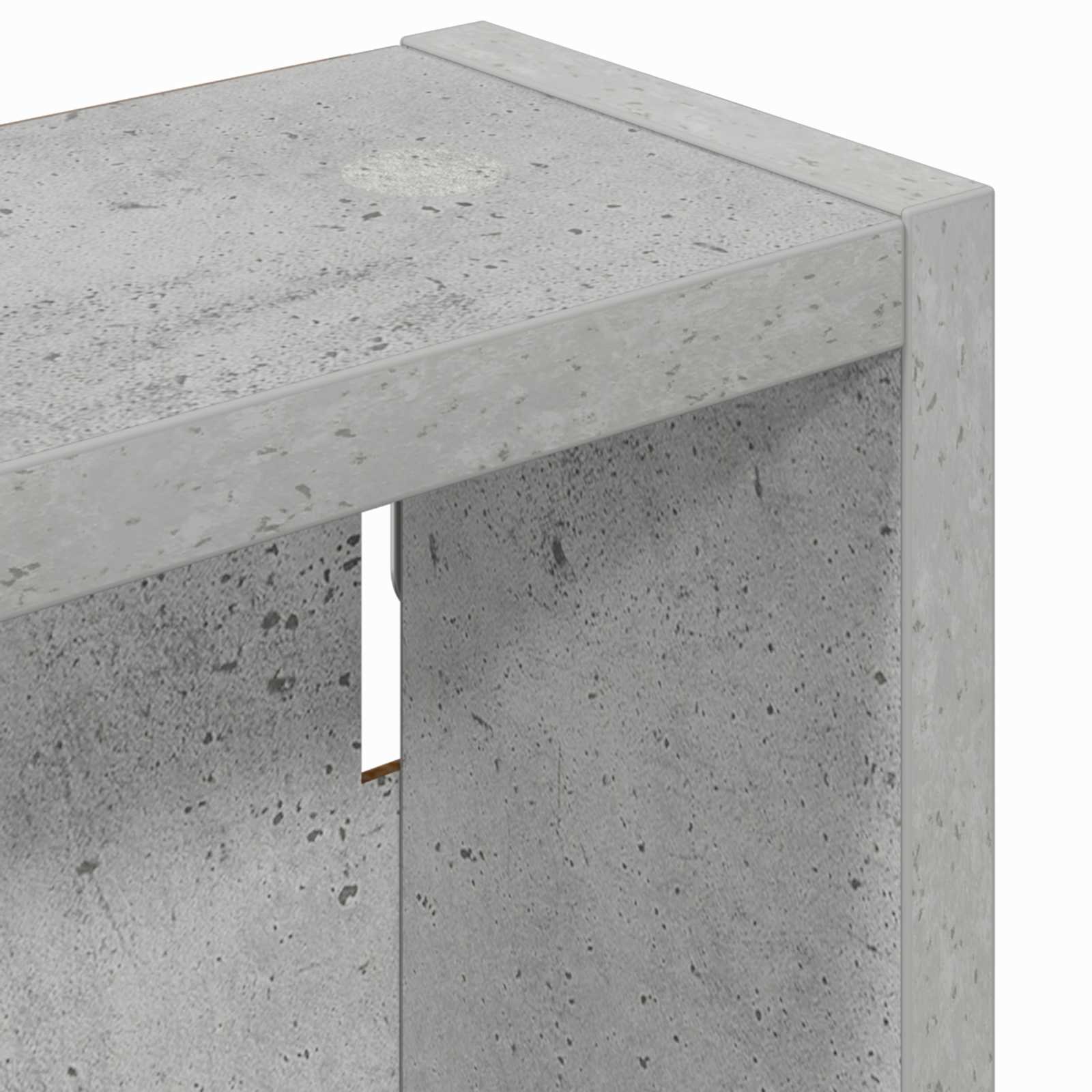Badeværelsesvægskab BetonGrå 40 x 10 x 60,5 cm Konstrueret træ