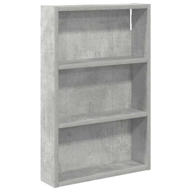 Badeværelsesvægskab BetonGrå 40 x 10 x 60,5 cm Konstrueret træ