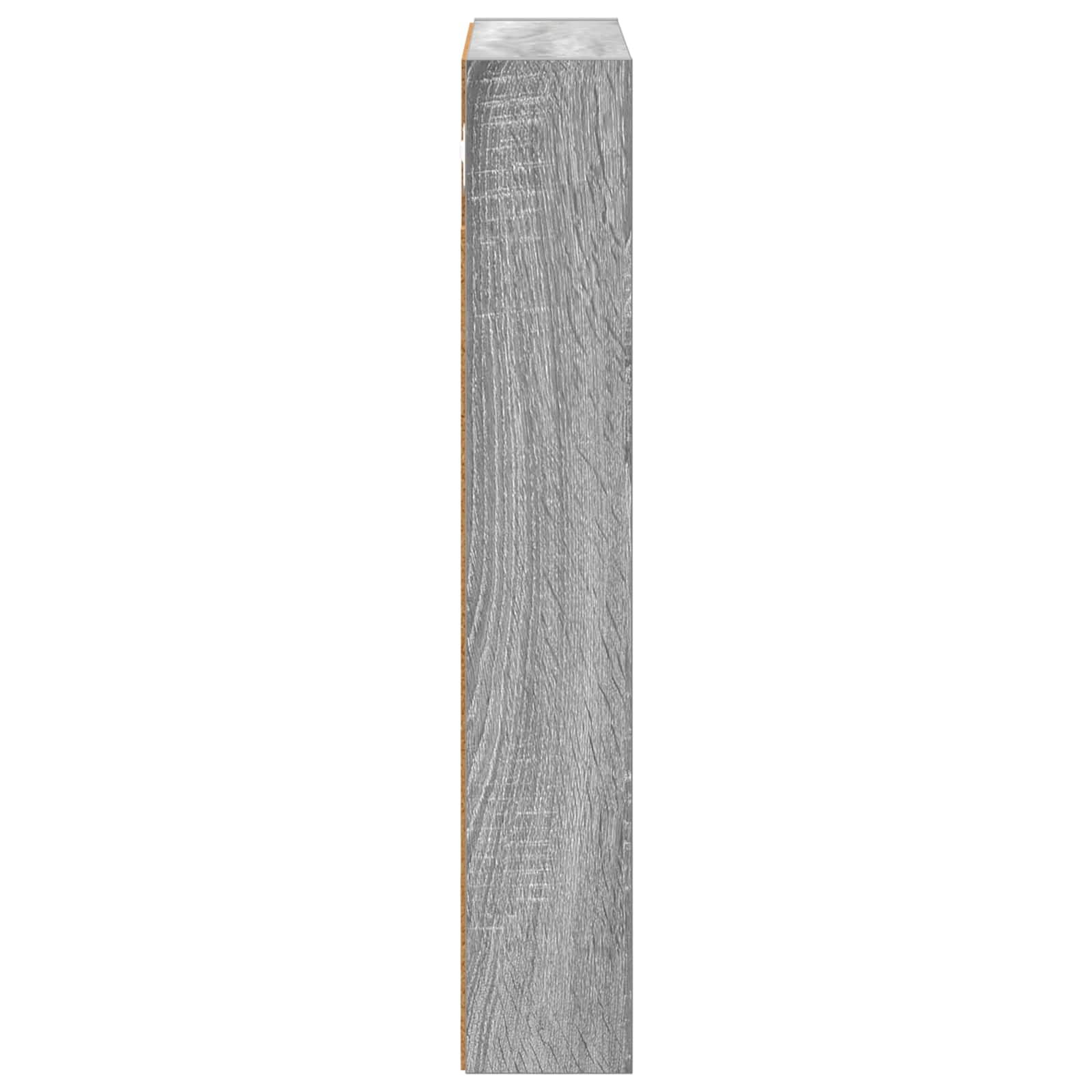Badeværelsesvægskab med hylde Grå Sonoma 40 x 10 x 60,5 cm