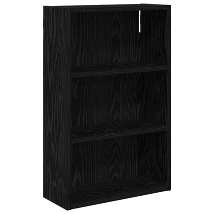 Badeværelsesvægskab Sort Eg 40 x 16 x 62,5 cm Konstrueret træ