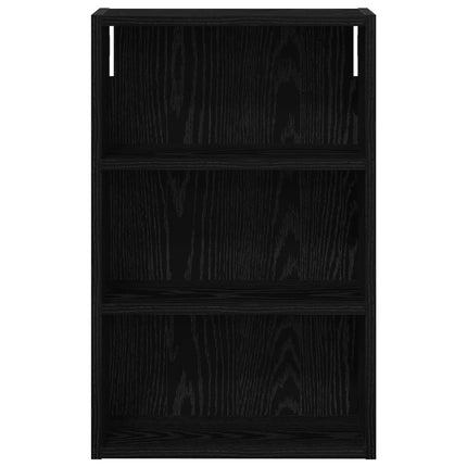 Badeværelsesvægskab Sort Eg 40 x 16 x 62,5 cm Konstrueret træ