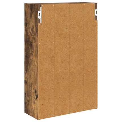 Badeværelsesvægskab Røget Eg 40 x 16 x 62,5 cm Konstrueret træ
