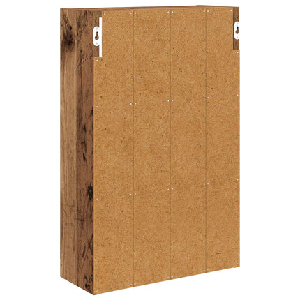 Badeværelsesvægskab med hylde Gammelt træ 40 x 16 x 62,5 cm