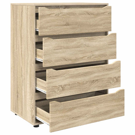 Opbevaringsskabe 80 x 48 x 105 cm Konstrueret træ Sonoma eg
