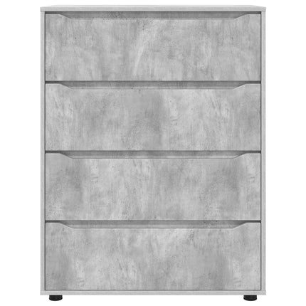 Opbevaringsskabe 80 x 48 x 105 cm Konstrueret træ Beton Grå
