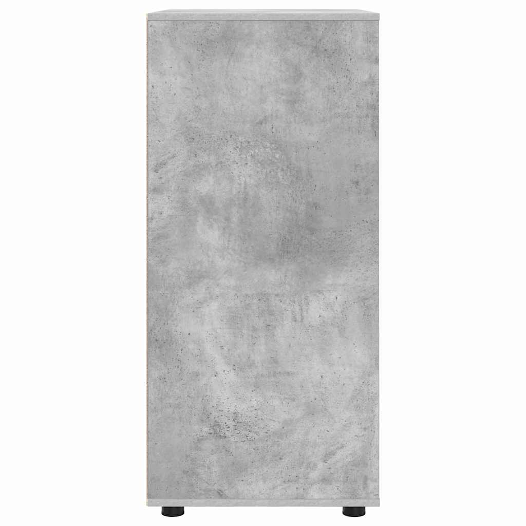 Opbevaringsskabe 2 pcs Beton Grå 80 x 48 x 105 cm