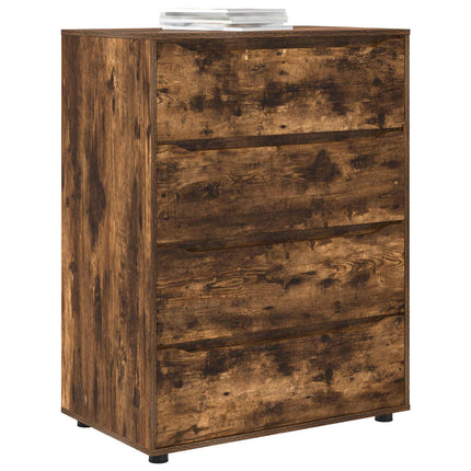 Opbevaringsskabe 80 x 48 x 105 cm Konstrueret træ Røget eg