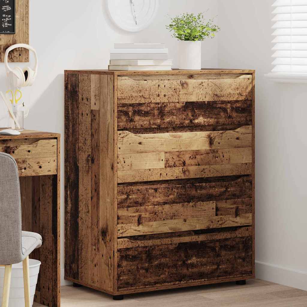 Opbevaringsskabe 2 pcs Gammelt træ 80 x 48 x 105 cm